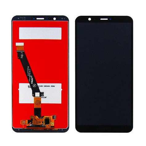 Дисплей (LCD екран) для Huawei P Smart (2017) з чорним тачскрином, фото 2