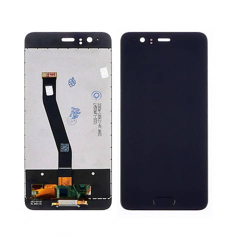 Дисплей (LCD екран) для Huawei P10 (2017) з чорним тачскрином, фото 2