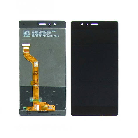 Дисплей (LCD екран) для Huawei P9 (2016) з чорним тачскрином, фото 2