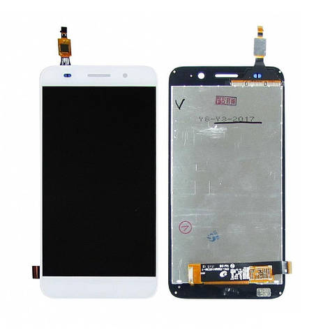 Дисплей (lcd екран) для Huawei Y3 (2017) (CRO-U00)/Y3 2018/ Y5 Lite (2017) з білим тачскрином, фото 2
