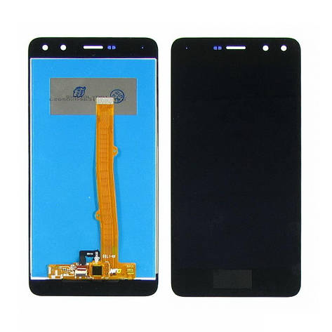 Дисплей (LCD екран) для Huawei Y5 (2017) (MYA-U29) з чорним тачскрином, фото 2