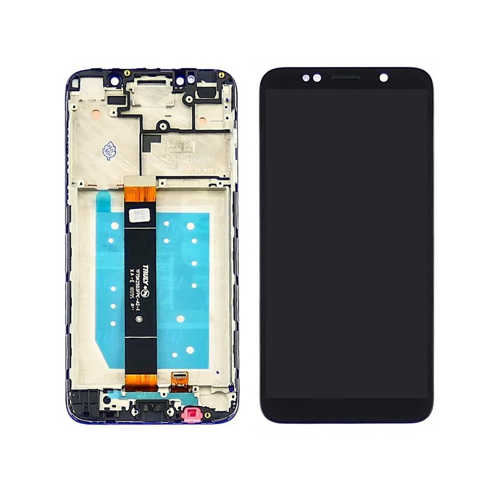 Дисплей (lcd екран) для Huawei Y5 (2018) з чорним тачскрином та корпусною рамкою