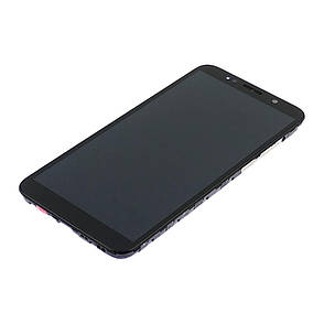 Дисплей (lcd екран) для Huawei Y5 (2018) з чорним тачскрином та корпусною рамкою, фото 2
