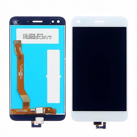 Дисплей (lcd екран) для Huawei Y6 Pro (2017)/P9 Lite mini/Nova Lite (2017) з білим тачскрином, фото 2