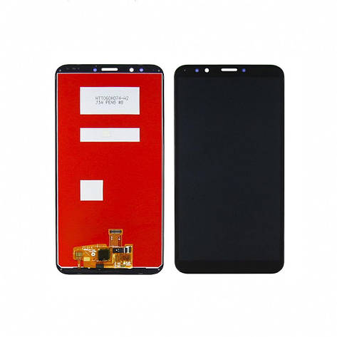 Дисплей (lcd екран) для Huawei Y7 2018/Nova 2 Lite з чорним тачскрином, фото 2