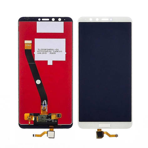 Дисплей (lcd екран) для Huawei Y9 2018/Enjoy 8 Plus з білим тачскрином, фото 2
