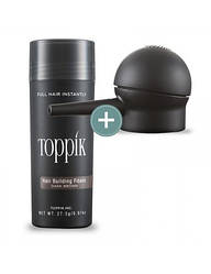 Загущувач для волосся Toppik (топпик) 27,5 гр. + Апликатор