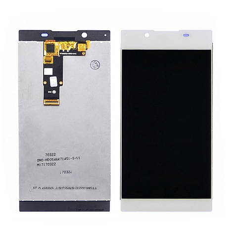 Дисплей (lcd екран) для Sony G3311/G3312/G3313 Xperia L1 з білим тачскрином, фото 2