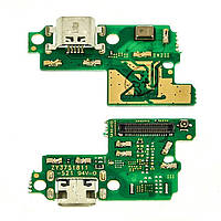 Роз'єм зарядки для Huawei P10 Lite (WAS-L21) на платі з мікрофоном та компонентами