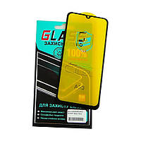 Защитное стекло для Samsung A305/A307/A505/A407  A30/A50/A30s/A40s(0.3 мм, 4D ARC чёрное) Люкс