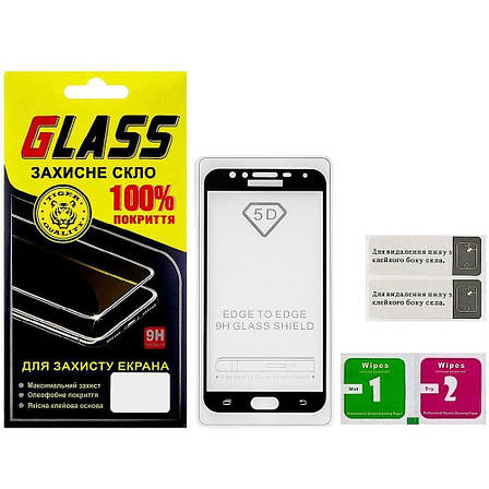 Защитное стекло для Samsung J400 J4 (2018) Full Glue (0.3 мм, 2.5D, чёрное), фото 2