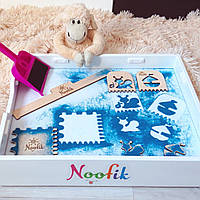 Дитячий світловий планшет(юнгіанська пісочниця) Noofik, для малювання піском та інших творчих занять 52х62 см