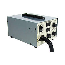Паяльная станция AIDA 952D+, фен с вентиляторным нагнетателем встроенным в корпус блока управления, паяльник, фото 3