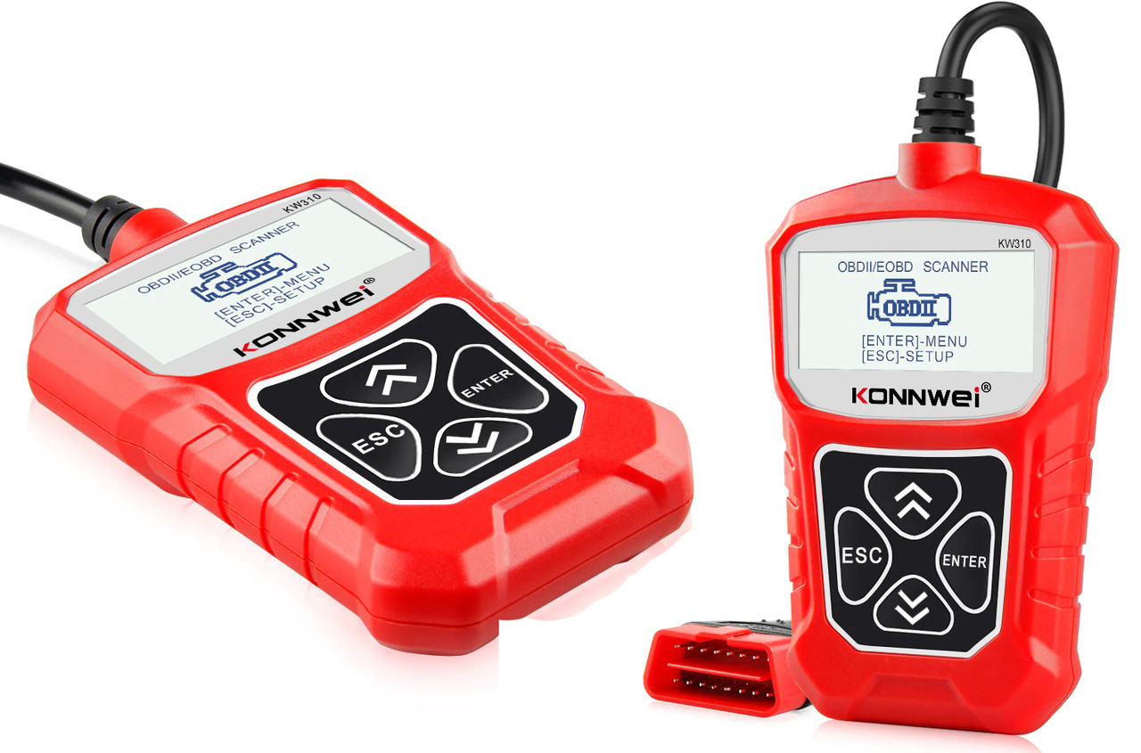 Автомобильный сканер KONNWEI KW310 OBD2 для диагностики двигателя - фото 7 - id-p1441952200