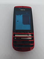 Корпуса для телефонів Nokia Asha 300 червоний 01280 Original