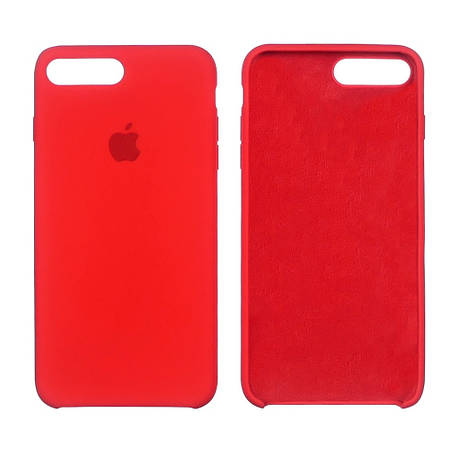 Чохол Silicone Case для Apple iPhone 7 Plus/ 8 Plus Red, фото 2
