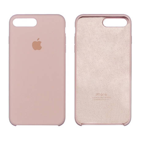 Чохол Silicone Case для Apple iPhone 7 Plus/ 8 Plus Pink sand, фото 2