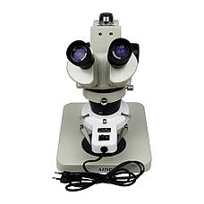 Микроскоп бинокулярный  AXS-515 (съёмная подсветка верх, фокус 100 мм, кратность увеличения 20X/40X), фото 3