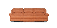 Прямой раскладной диван в коже "Сидней" (220см)