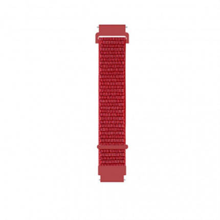 Ремешок BeCover Nylon Style для Samsung Watch 42mm Active 2 40-44mm 3 41mm Gear S2 Classic Sport Red (705822), фото 2