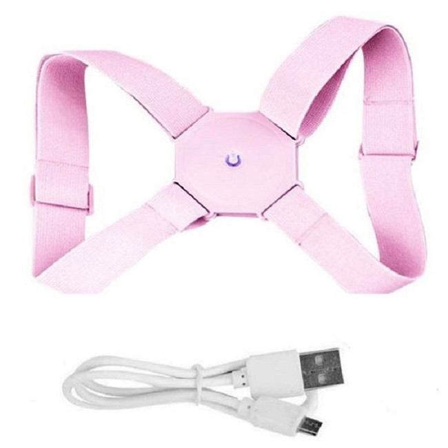 Корсет для спини Nuoyi miao Smart Senssor Corrector для дорослих і дітей рожевий
