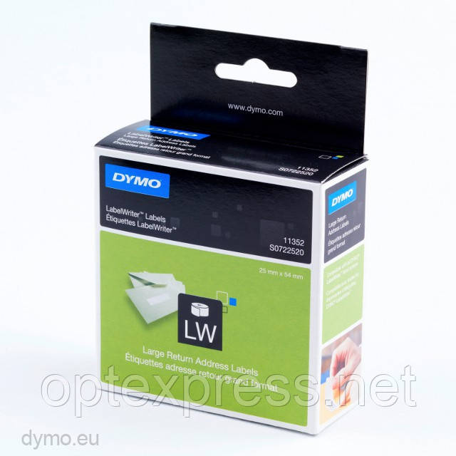 Етикетки DYMO S0722520 для принтера  DYMO LabelWriter, фото 1