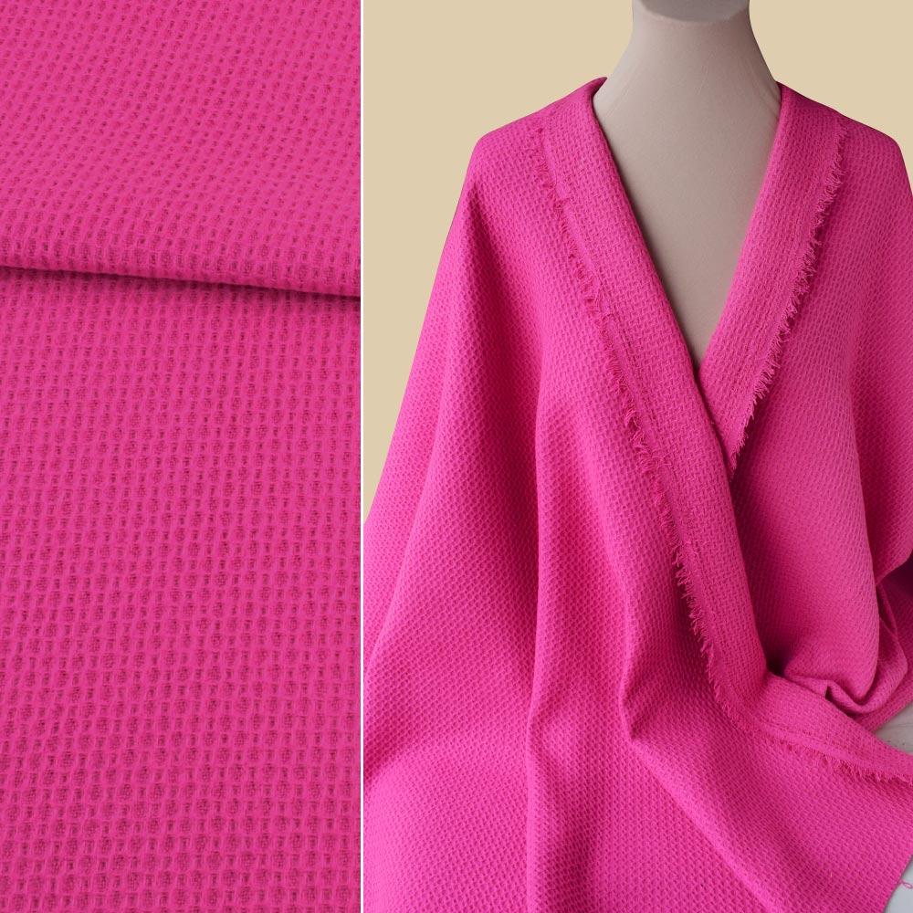 Рогожка фуксія ш.160