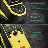 Лазерний рівень нівелір) FIRECORE F93T-XG 12линий, 360 зелений промінь, акумулятор, фото 5