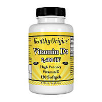 Витамин д3 Healthy Origins Vitamin D3 2400 IU (120 капс) хэлси оригинс