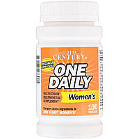 Витамины для женщин 21st Century One Daily Multivitamin for Womens (100 таб) 21 век центури