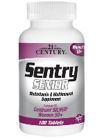 Вітаміни для жінок після 50 років 21st Century Sentry Senior Women`s 50+ (100 таб) 21 століття центурі