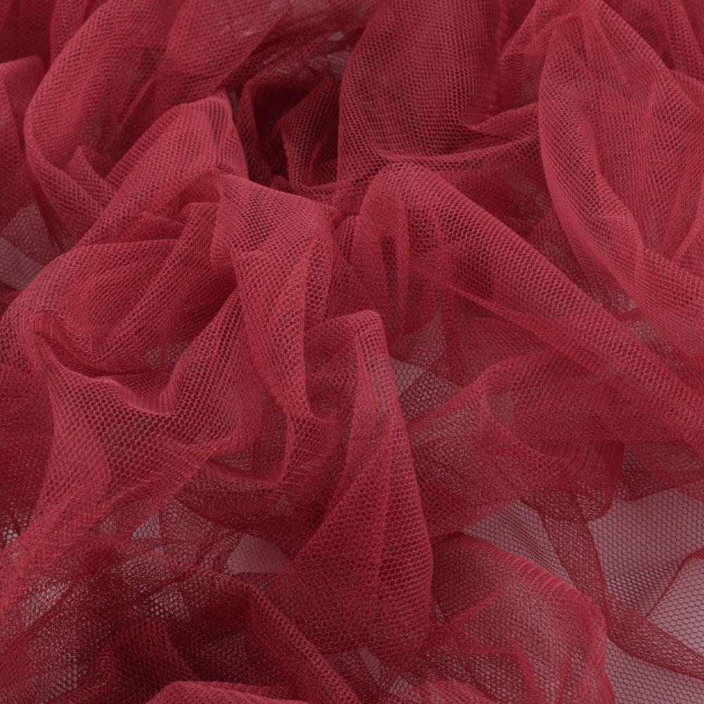 Сітка м'яка тонка вишнева, ш.160