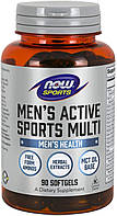 Витамины для мужчин Now Foods Men's Active Sports Multi (90 капс) нау фудс