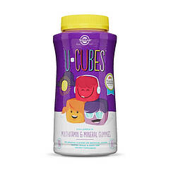 Вітаміни для дітей Solgar U-Cubes Children's Multi-Vitamin & Mineral (60 жувачек) солгар