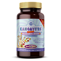 Вітаміни для дітей, Kangavites (Кангавітс), Смак ягід, Solgar, 120 жувальних таблеток