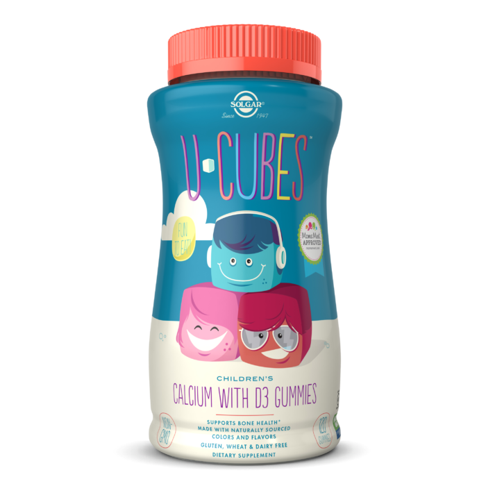 Кальцій для дітей Солгар Solgar U-Cubes Children's Calcium with D3 (120 жувачек) солгар