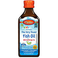 Омега 3 для детей Carlson Labs Kid's The VeryFinest Fish Oil 800 mg Omega-3s (200 мл) карлсон лабс orange