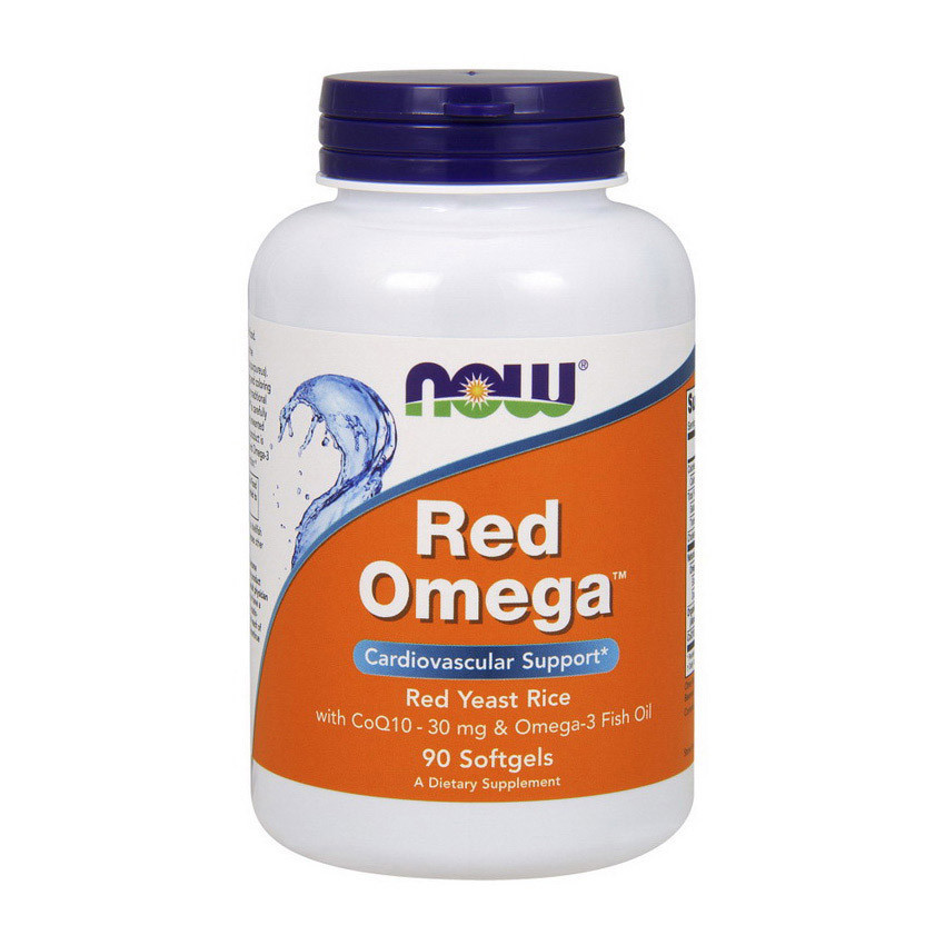 Омега 3 Now Foods Red Omega (90 капс) риб'ячий жир нау фудс