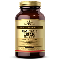 Омега 3 Solgar Omega 3 950 mg EPA & DHA (50 капс) рыбий жир солгар