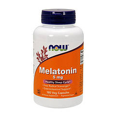 Мелатонін Now Foods Melatonin 5 mg (180 капс) нау фудс
