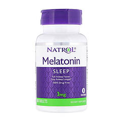 Мелатонін Natrol Melatonin 3 mg (60 таб) натролит