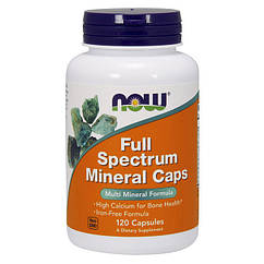 Мінеральний комплекс Now Foods Full Spectrum Minerals (120 капс) нау фудс