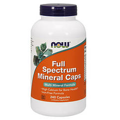 Мінеральний комплекс Now Foods Full Spectrum Minerals Caps (240 капс) нау фудс