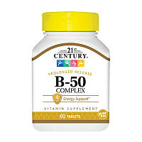 Комплекс витаминов группы Б-50 21st Century B-50 Complex (60 таблеток) 21 центури