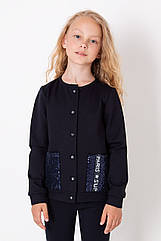 Дитяча кофта з паєтками на дівчинку 3766 Mevis Розміри 122,