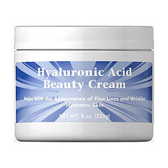 Крем з гіалуроновою кислотою Puritan's Pride Hyaluronic Acid Beauty Cream (226 г) пурітанс прайд