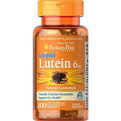 Лютеїн Puritan's Pride Lutein 6 mg with Zeaxanthin (100 капс) пурітанс прайд