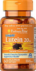 Лютеїн Puritan's Pride Lutein 20 mg with Zeaxanthin (60 капс) пурітанс прайд