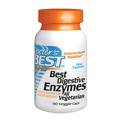 Ферменти ензими Doctor's BEST Digestive Enzymes (90 капс) доктор бест