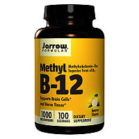 Витамин Б12 Jarrow Formulas Methyl B-12 1000 mcg (100 капс) джаров формула lemon